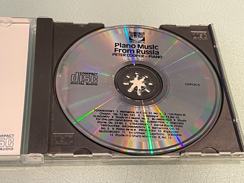Peter Cooper - Piano Music From Russia - CD Album - 1984 Precision Records/Tapes - Picture 3 of 5