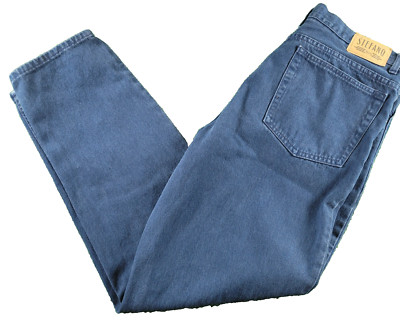 Vintage Stefano Man Jeans Men's Size (tags 38W x 32L) (Actual 36W x 31L) Blue