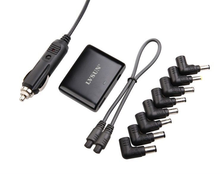 Alimentation universelle 90W pour charger deux appareils en auto