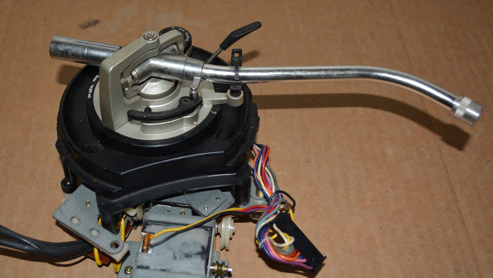 Technics SL 1600 Mk2 Tone Arm + Board Turntable Record Player Part eBay