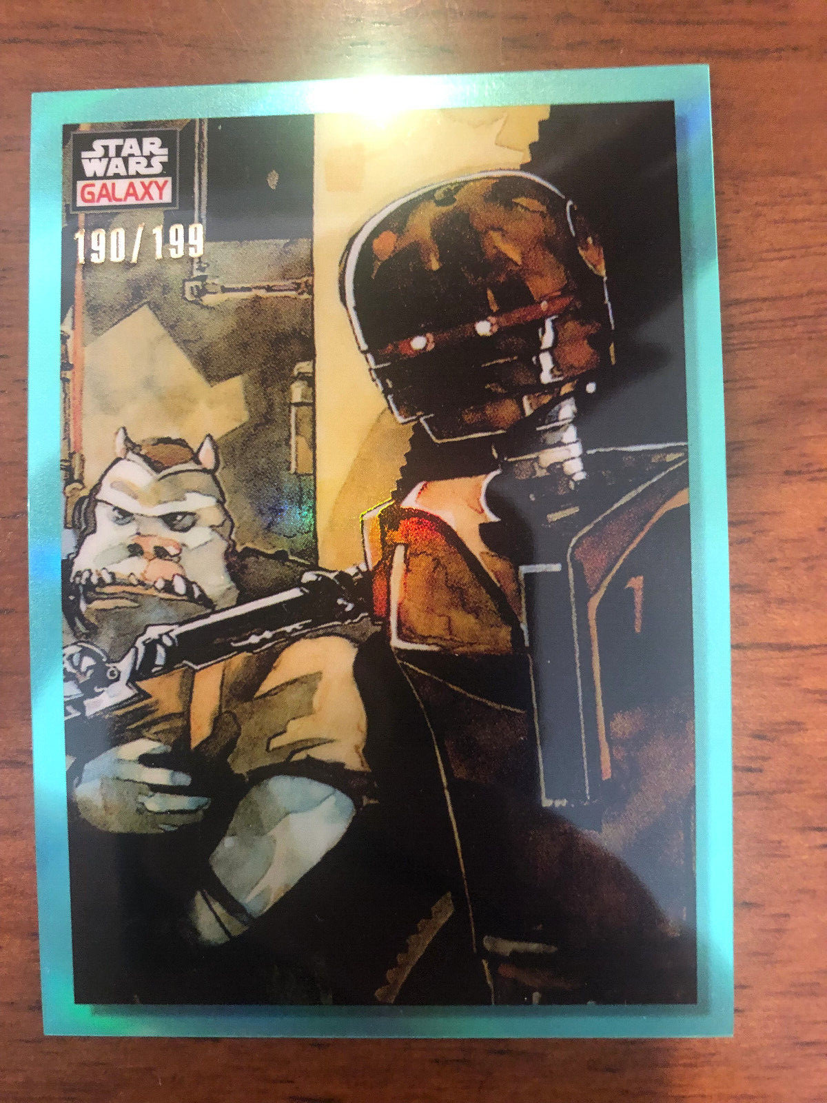 2023 Star Wars Chrome Galaxy The Torture Droid Aqua Refractor 20 /199