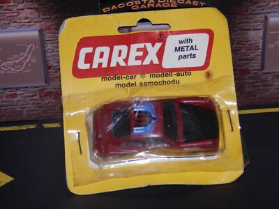Porsche Carrera 2 Carex Polen Diecast 1980 s sehr selten nagelneu mit Fehler