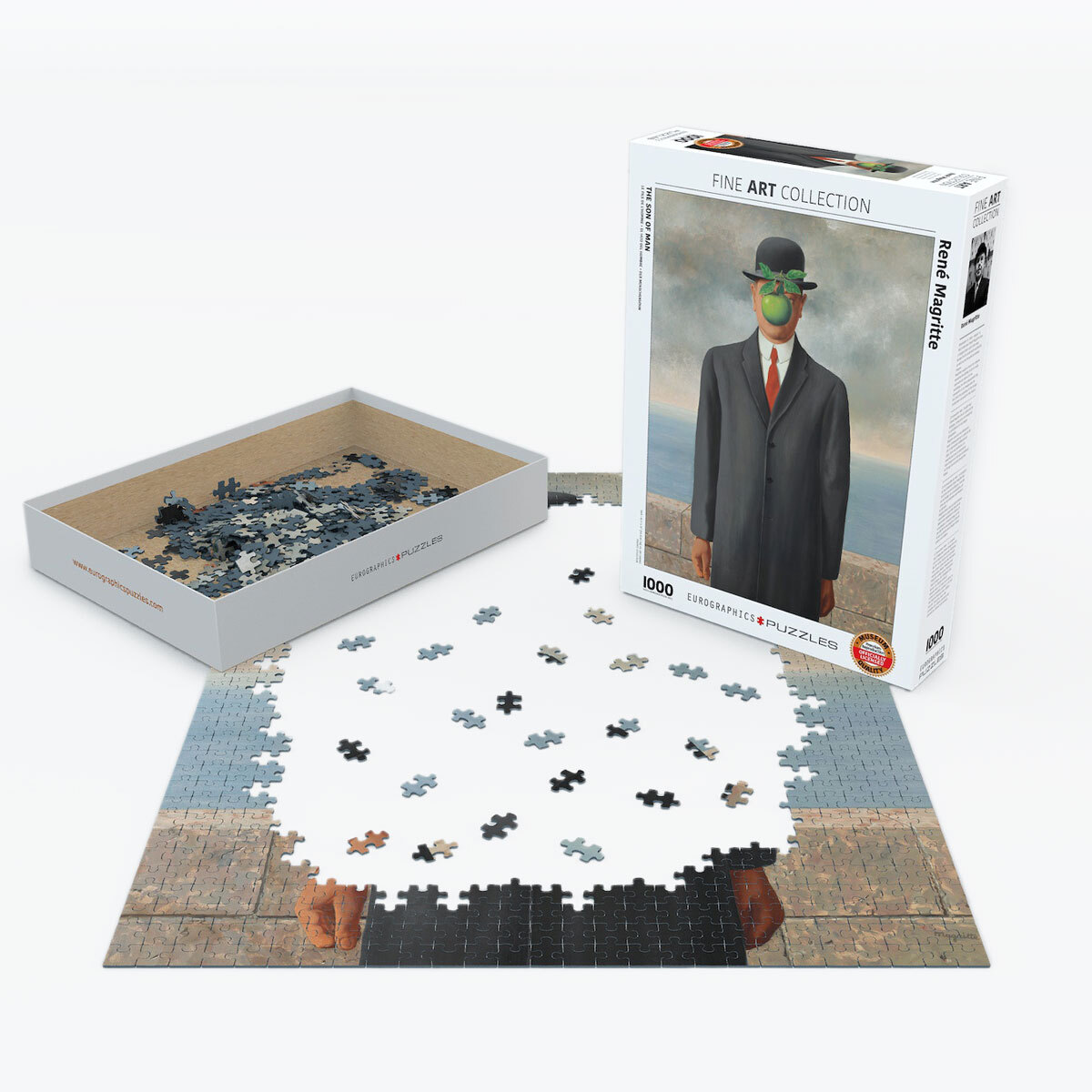 René Magritte 1000% EuroGraphics Fine Art - Son of Man by Rene Magritte 1000 PC