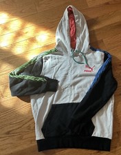 Puma Dazed T7 Pullover Hoodie Mens Grey Casual Outerwear M Medium