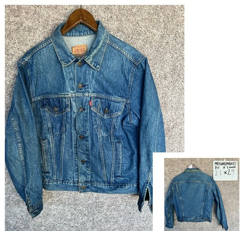 Vintage Levis Made in USA Denim Trucker 