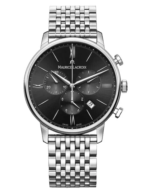 Maurice Lacroix Relojes de pulsera de acero inoxidable resistente a los Arañazos