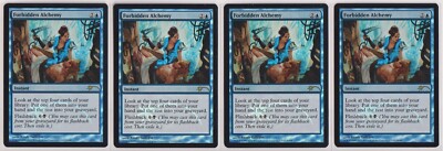 Magic: The Gathering Forbidden Alchemy FNM Promos Foil x4 (LP)