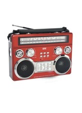 QFX 3 BAND RADIO FM, AM, Shortwave Radio with Bluetooth  Flashlight R-333BT RD