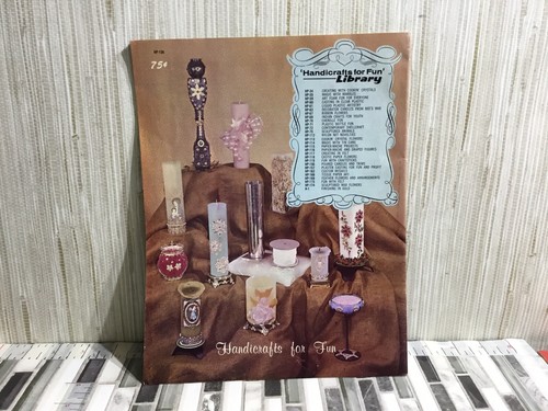 Poured Candles and Trims Vintage 1965 Hazel Pearson Handicrafts Booklet - Picture 5 of 9