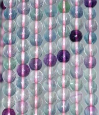 6MM Rainbow Fluorite Gemstone Grd AAA Round 15.5 inch 90187782-684 