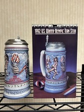 1992 US Winter Olympic Team Albertville France Budweiser Stein