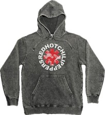 Red Hot Chili Peppers RHCP Hoodie on Premium Mineral Wash Hooded Sweatshirt