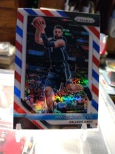 2018-19 Panini Prizm Nikola Vucevic Red, White & Blue Prizm Refractor Magic #169