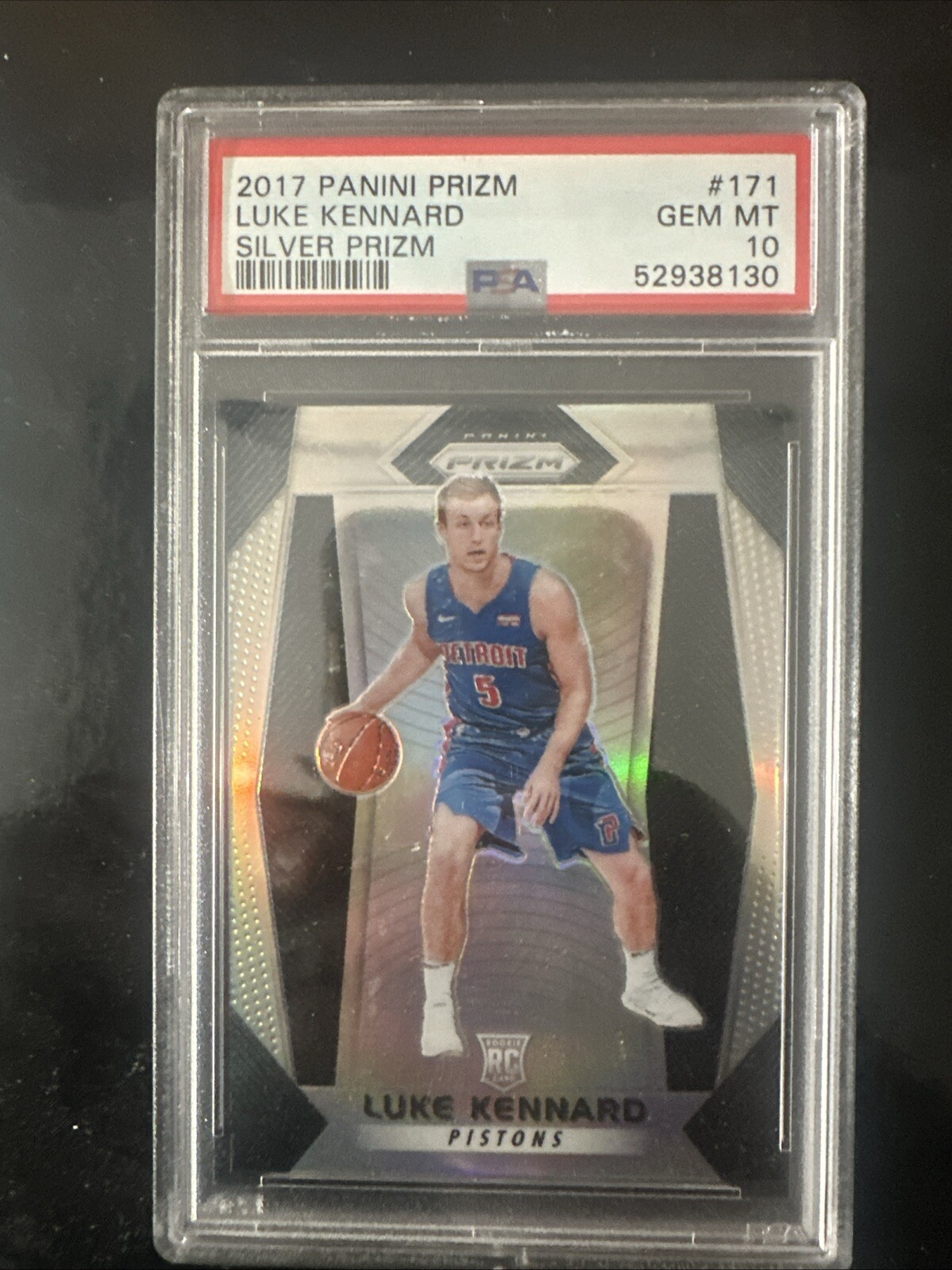 LUKE KENNARD 2017 Panini Prizm Silver Rookie PSA 10 #171