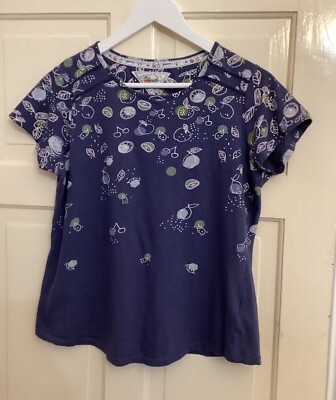 Rae Organic Cotton V Neck Top In PINK MULTI | White Stuff - Foto 5