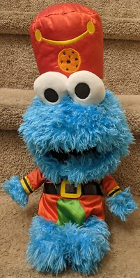 Cookie Monster Nutcracker Christmas Plush Sesame Street Place Limited Ed 16''