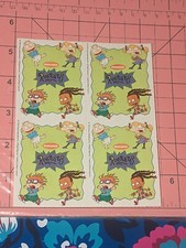 Vintage Stickers Scholastic Rugrats Nickelodeon 1996 Sheet 4 Stickers
