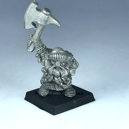 Warhammer Marauder Dwarf MM11 Command Standard Banner Metal Citadel 90s Dwarfs - Jeux & Jouets