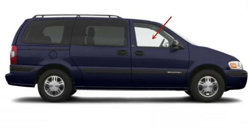 Fits 1997-2004 Oldsmobile Silhouette Van Passenger Right Front Door Window Glass Foto 2 de 4