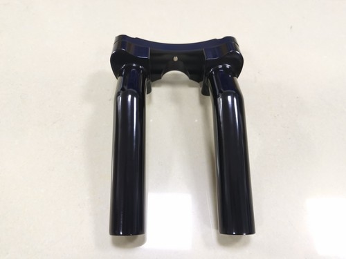 Black 6" Pullback Handlebar Riser Top Clamp Kit For Harley Sportster XL V-Rod - Picture 5 of 6