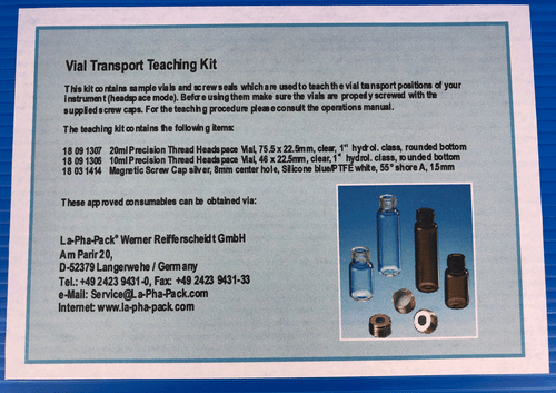 CTC Analytics Headspace Vial Transport Teaching Kit 20ml 10ml Magnetic Screw Cap - Picture 3 of 4