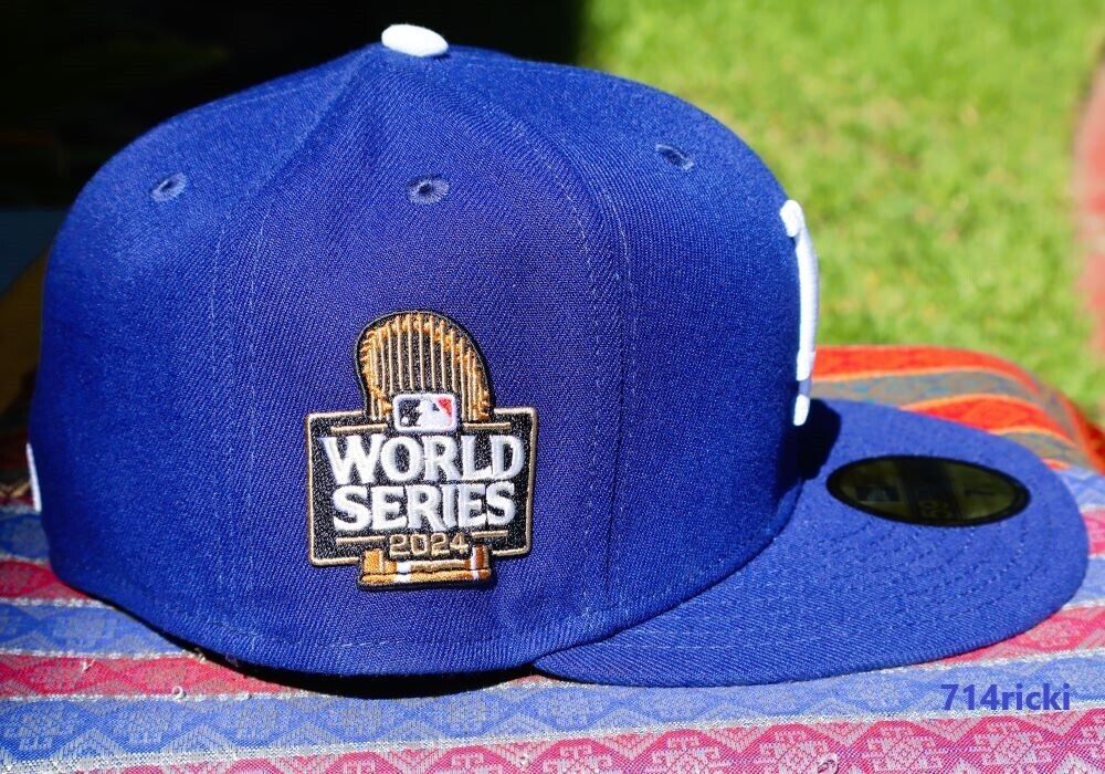 【海外限定】New Era LP59FIFTY MLB Los Angeles Dodgers WC2024 Men's Los Angeles Dodgers New Era Royal 2024 Pride On Field