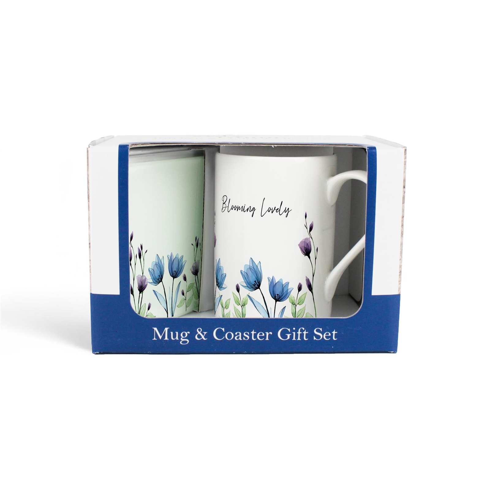Blooming Lovely Bone China Mug & Coaster Set - Floral Drinkware Present