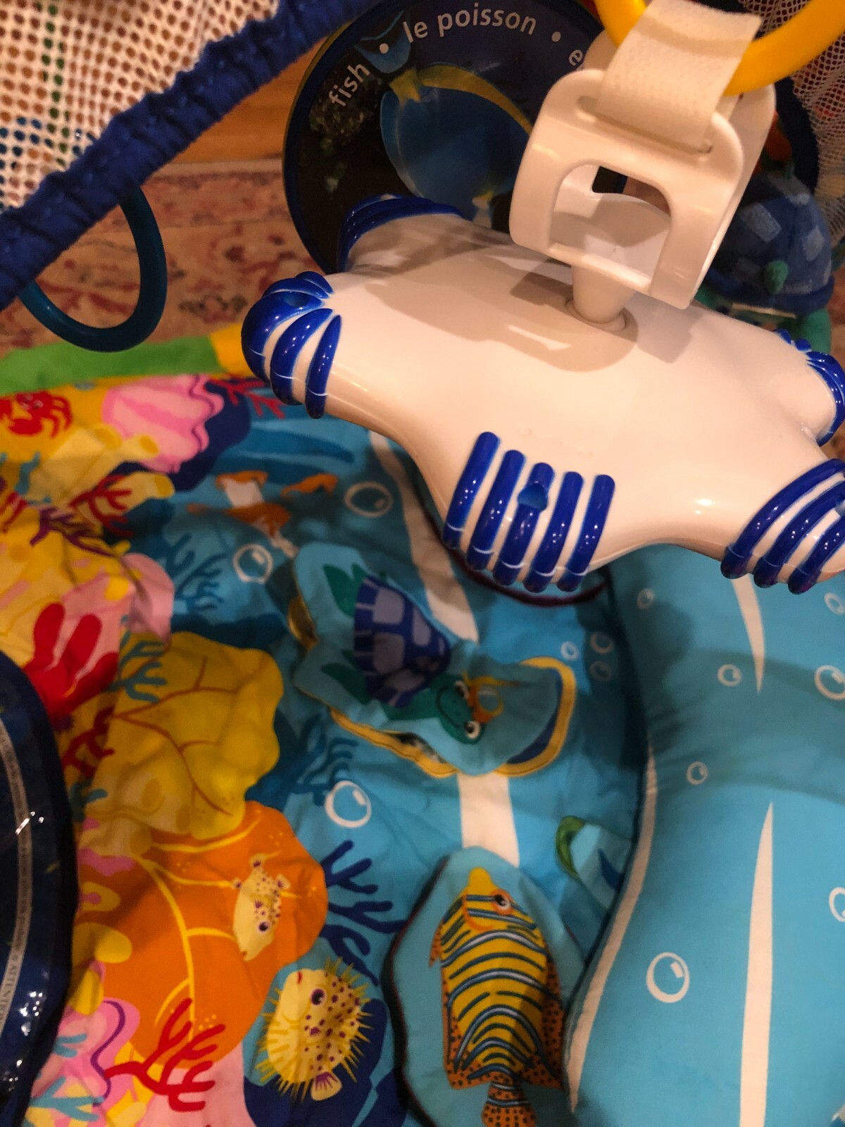 BABY EINSTEIN PLAY MAT UNDER THE SEA OCEAN FISH (Used) eBay