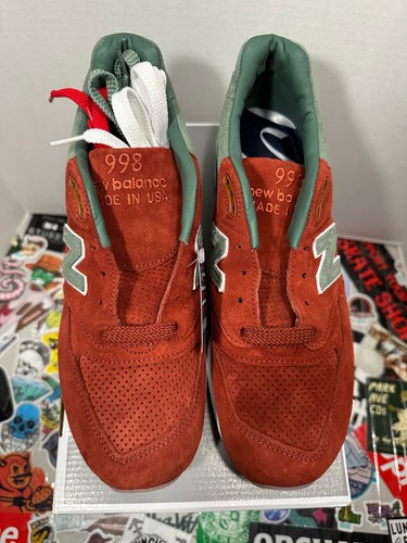 NUOVISSIMA New Balance 998 x Concepts (CNCPTS) Boston Rivalry Special Box M998BMG - Foto 6 di 10