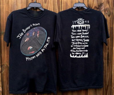 Vtg Jeff Buckley Tour 1995 Cotton S-5XL Size Unisex Black 2 Sides Shirt SE337