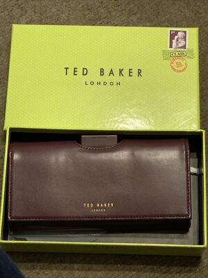 BNWT Ted Baker Deep Purple SELDAA leather Bobble Matinee