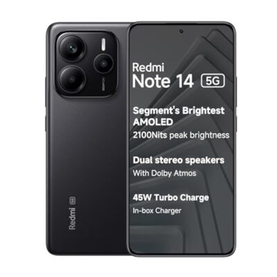 Xiaomi Redmi 128G 5G ミッドナイトブラック Redmi Note 14 5G (Titan Black, 8GB RAM 256GB Storage