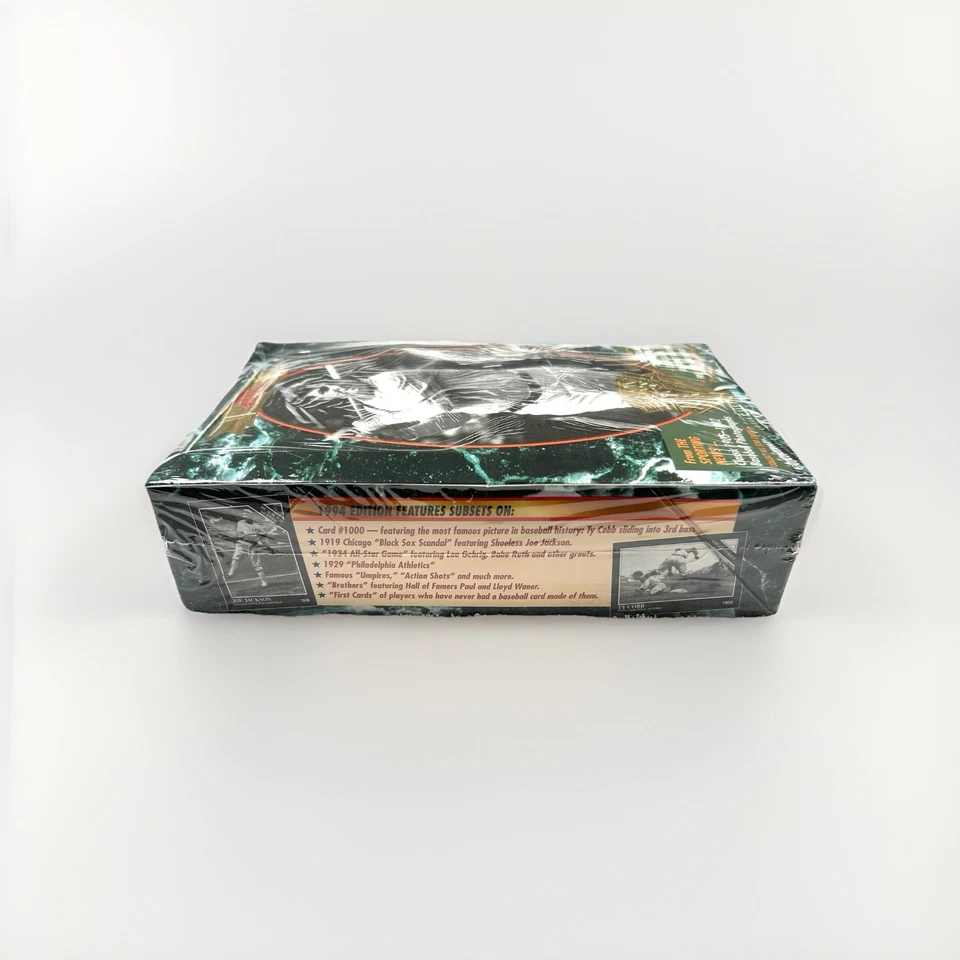 1994 Conlon Collection Historical Baseball Photography Cards- Factory Sealed Box - Image 3 of 4