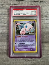 Pokemon Mew Holo EX Legend Maker Reverse Holo PSA 10 on eBay