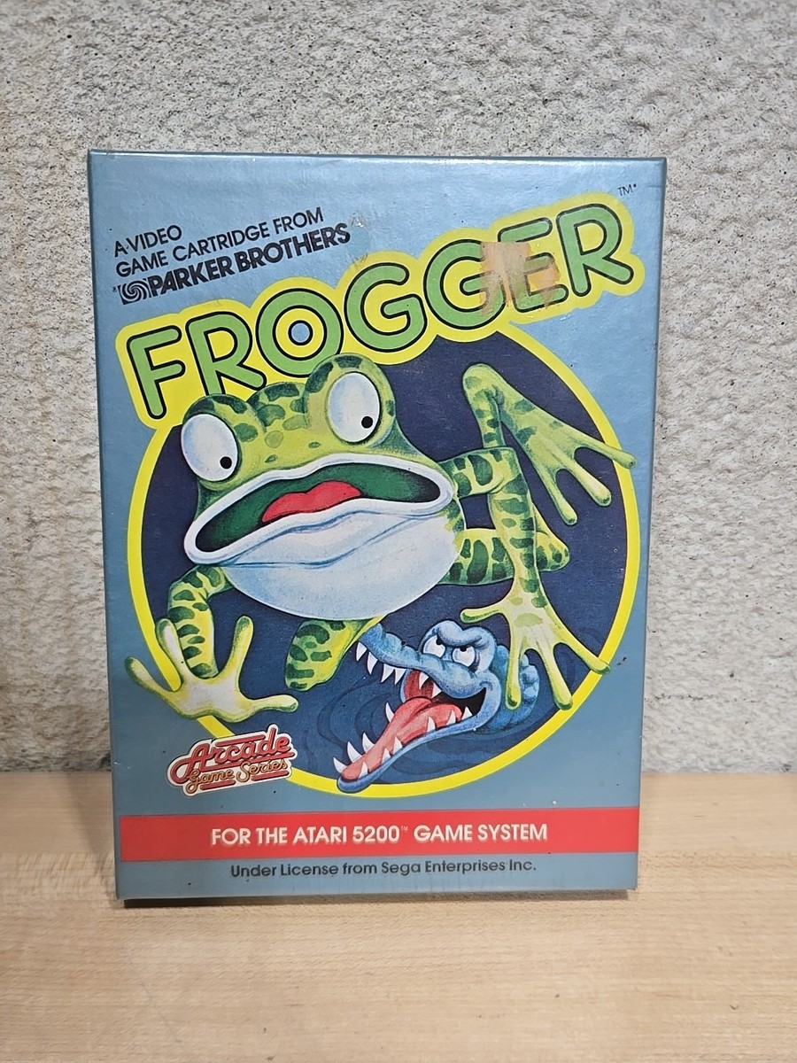 Jeu Atari 2600 Frogger - Version Américaine NTSC - Parker Brothers - Boîtier Bon État