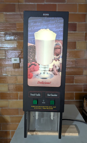 Bunn FMD-2, Black Base, Two Flavors Powdered Drink Dispenser, 120V, No Feet - 第 1/9 張圖片