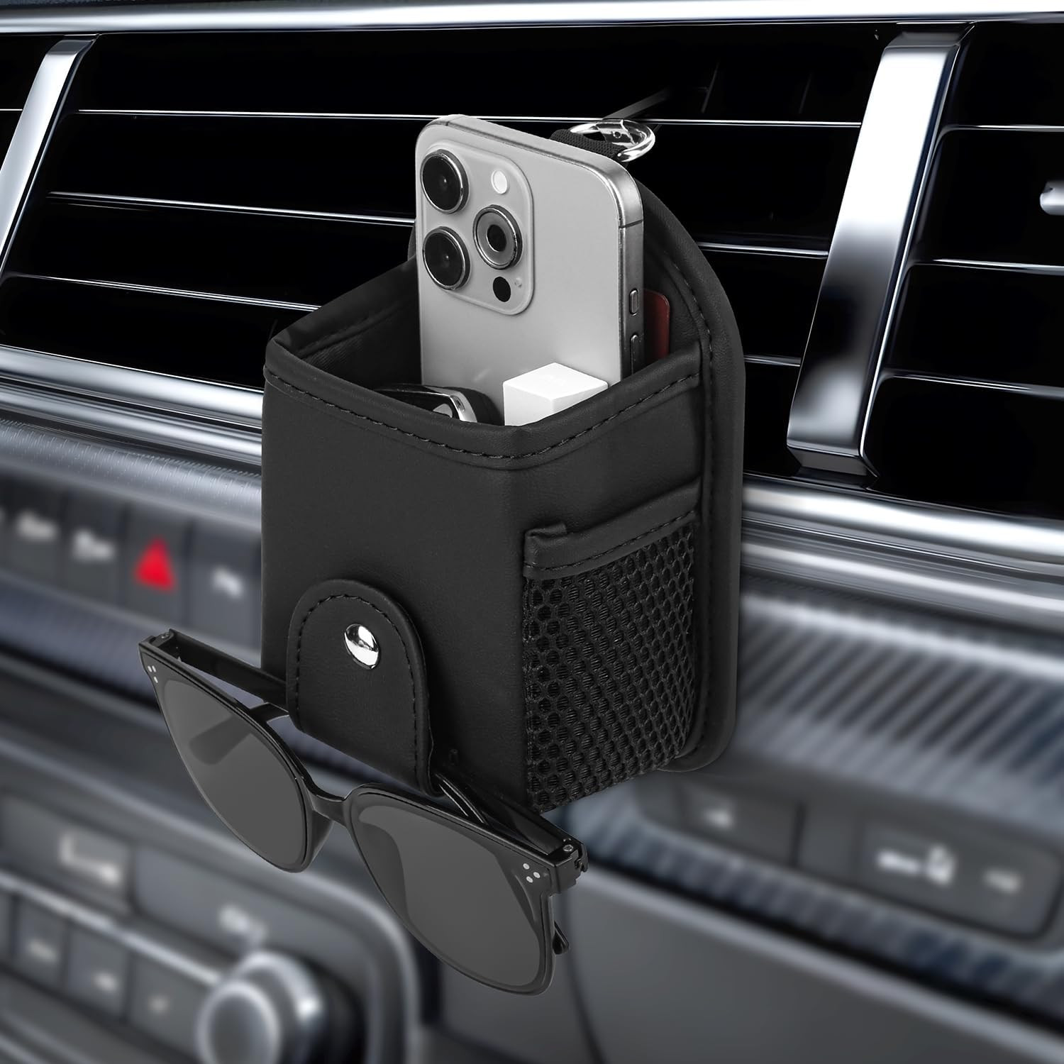 Organiseur universel de voiture pour lunettes idéal pour garder un habitacle propre en voyage