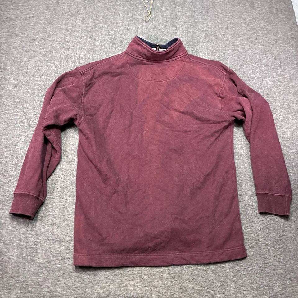 Vintage Trader Bay Pullover Large Zip Sweatshirt Retro Fader Jogging 80s - Image 3 of 4