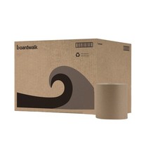 Boardwalk 6256 NonPerforated 1-Ply 800' Hardwound Paper Towels - Nat 6/CT New