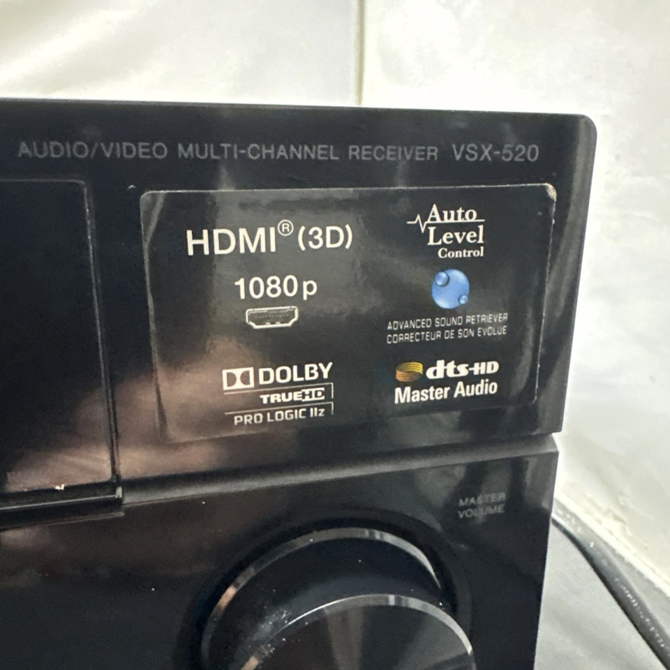 Pioneer Model VSX-520-K HDMI Home Theater Audio / Video Receiver - Image 4 of 4