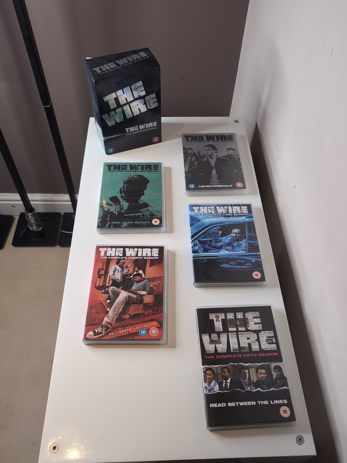 The Wire HBO Complete Series 1 2 3 4 5 DVD Box Set Crime Drama VGC