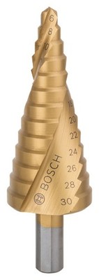 Bosch Stufenbohrer HSS-TiN 6 - 30 mm, 10,0 mm, 93,5 mm