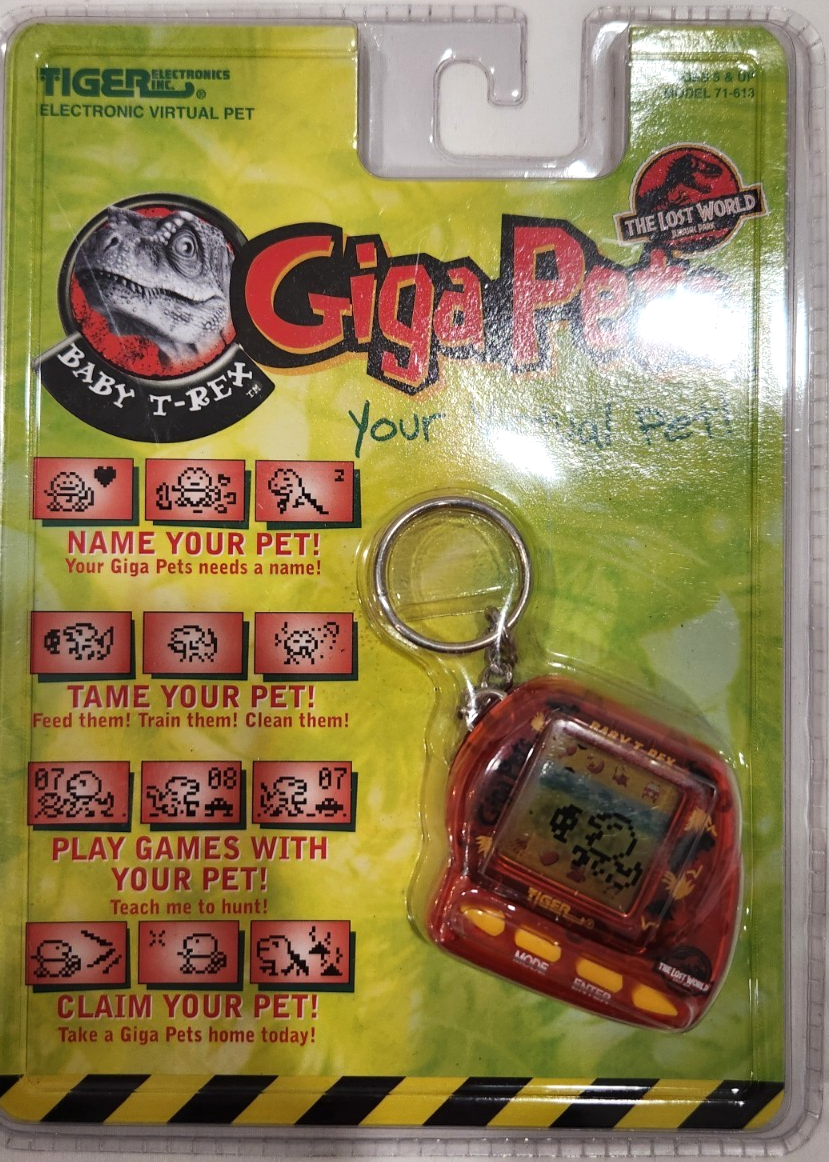 Jurassic Park Giga Pet Baby T Rex NEW VINTAGE RARE Virtual Pet