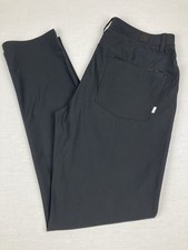 VUORI META PANTS BLACK GOLF CHINO PERFORMANCE STRETCH TRAVEL PANTS MENS 33 X 32