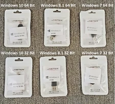 BOOTABLE: Windows 10, Winodws 8, Winodws 7 USB Flash Drive = SD Card + Adapter