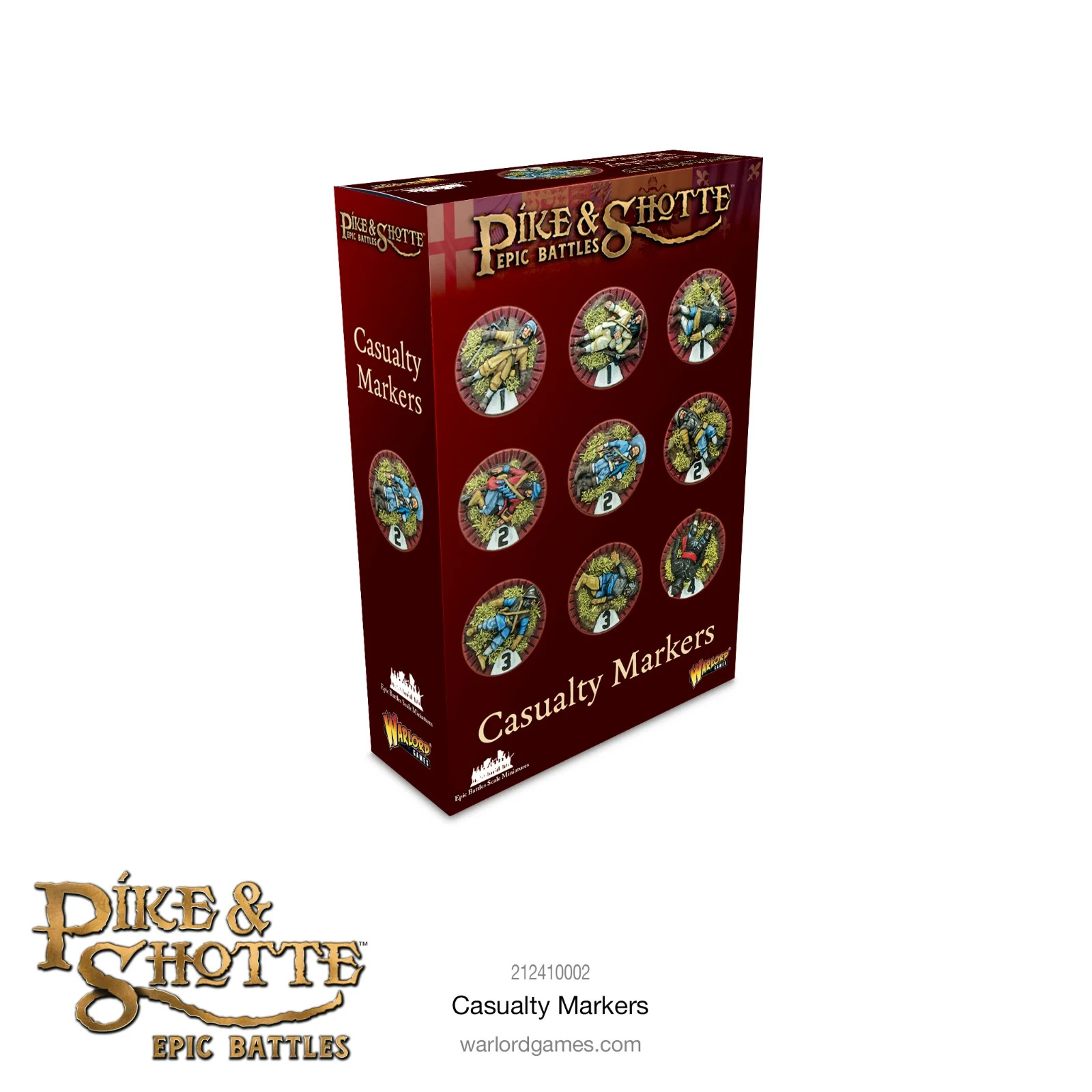 Casualty Markers - Brand New - Epic Battles Pike & Shotte Warlord Games