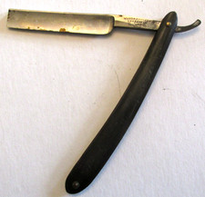 VTG Wade  Butcher Straight Razor Celluloid Handle Metal Blade Sheffield England