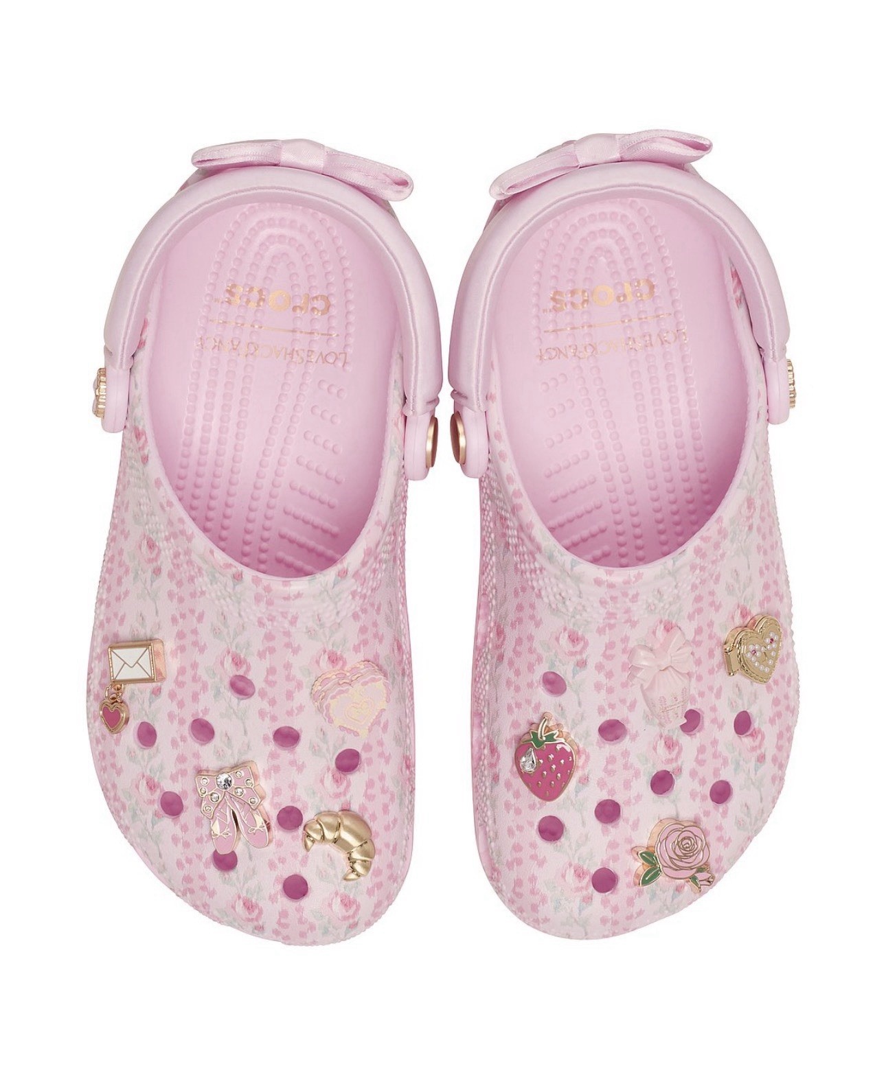 LOVESHACKFANCY X CROCS LIMITED EDITION CLASSIC CLOG PINK MILK SOLD OUT SIZE W9 image 4
