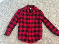 Gap Kids Buffalo Plaid Flannel Long Sleeve - Size Small Family Photos