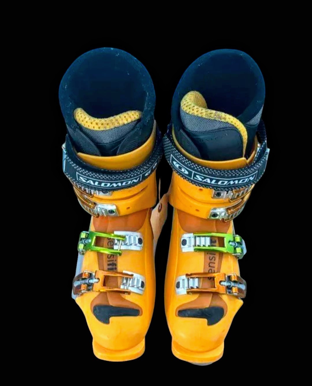 Scarponi da sci donna Salomon X Wave 10.0 Flex 110 misura 295 mm Mondo US arancione